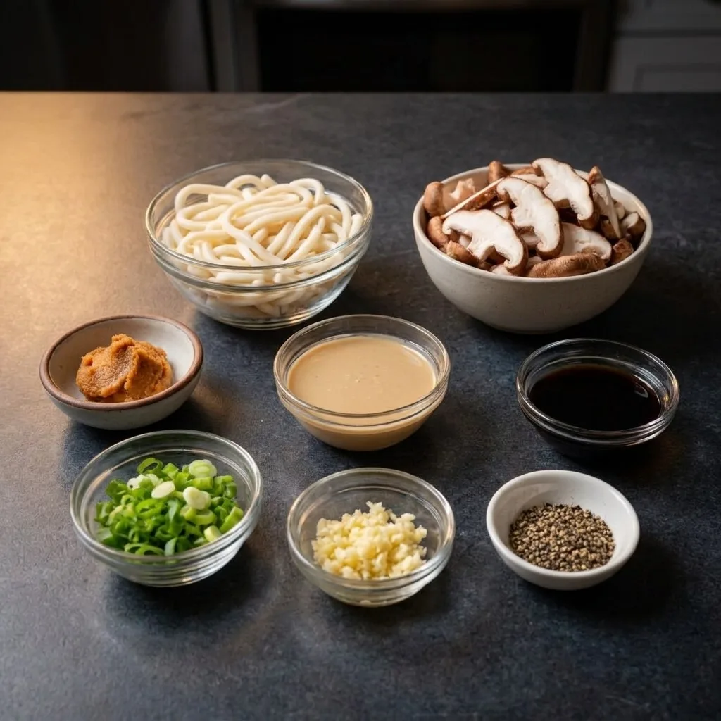 30-Minute Miso Mushroom Bucatini – Schritt 2 30-Minute Miso Mushroom Bucatini zubereiten: Schritt 2