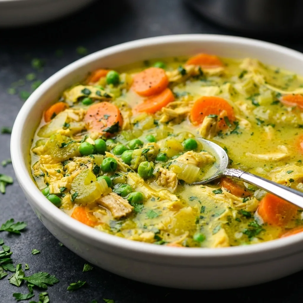 Anti Inflammatory Turmeric Chicken Soup | Whole30, Paleo, GF