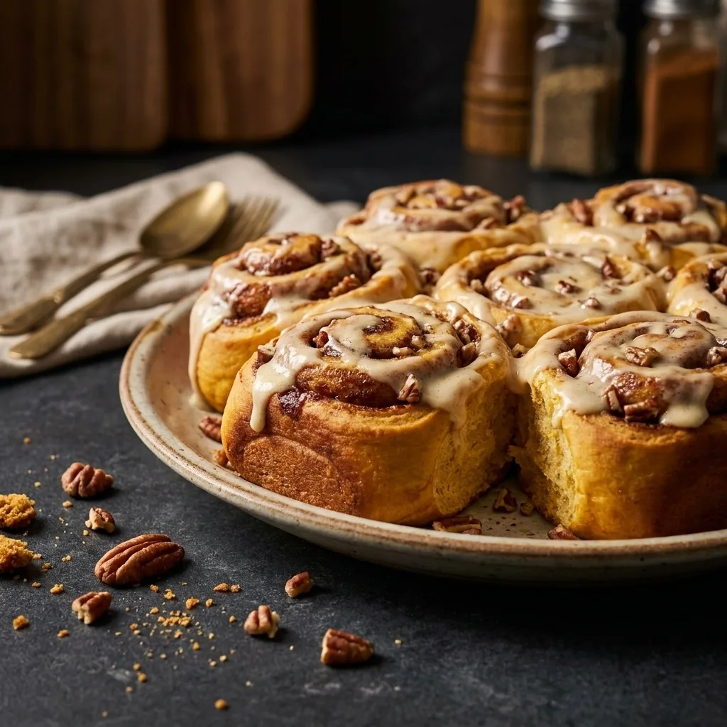 Breakfast Pumpkin Cinnamon Rolls Rezept Breakfast Pumpkin Cinnamon Rolls – Einfaches Rezept Schritt für Schritt