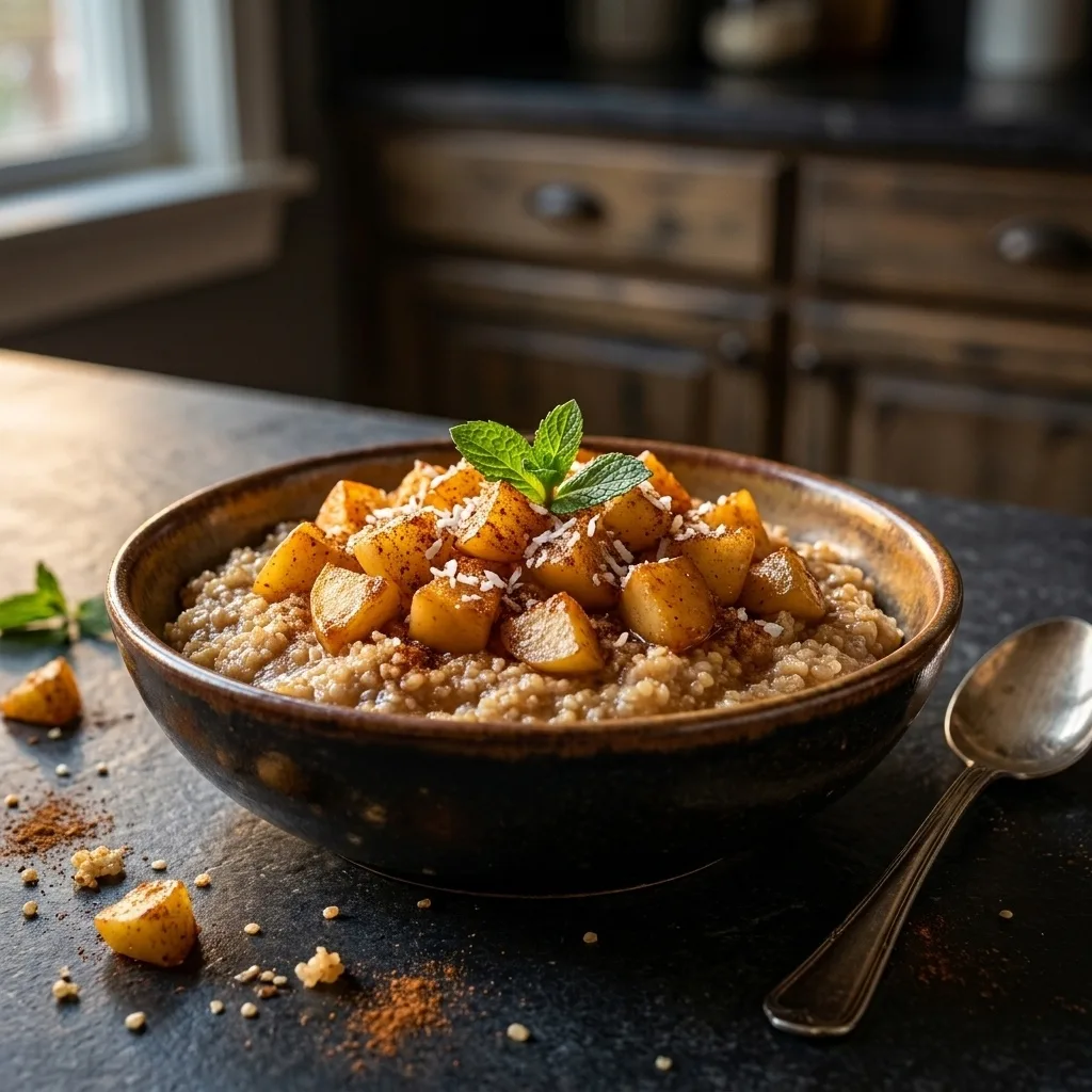 Cinnamon Apple Breakfast Quinoa Rezept Cinnamon Apple Breakfast Quinoa – Einfaches Rezept Schritt für Schritt