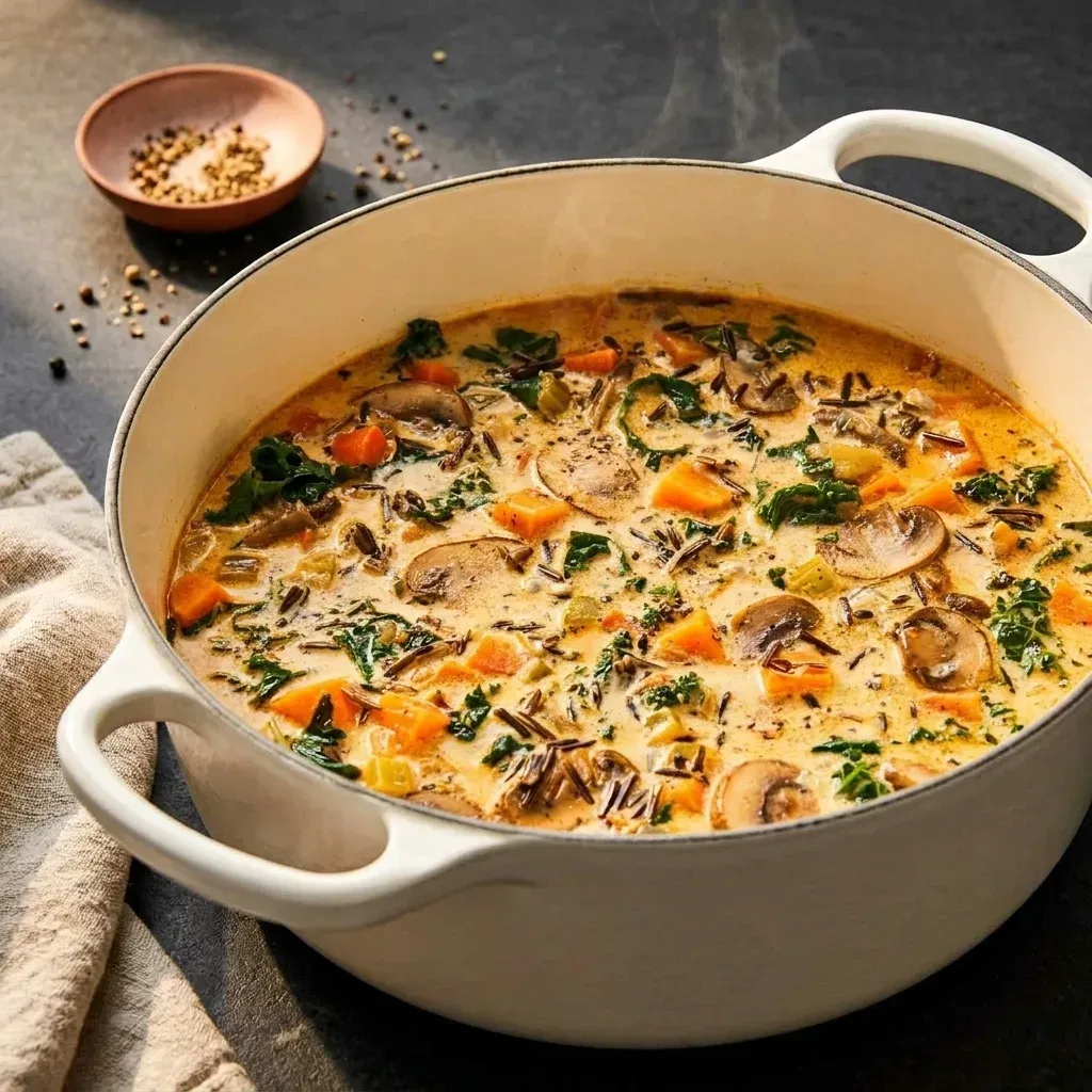Cozy Autumn Wild Rice Soup: Warm Up Your Fall Evenings