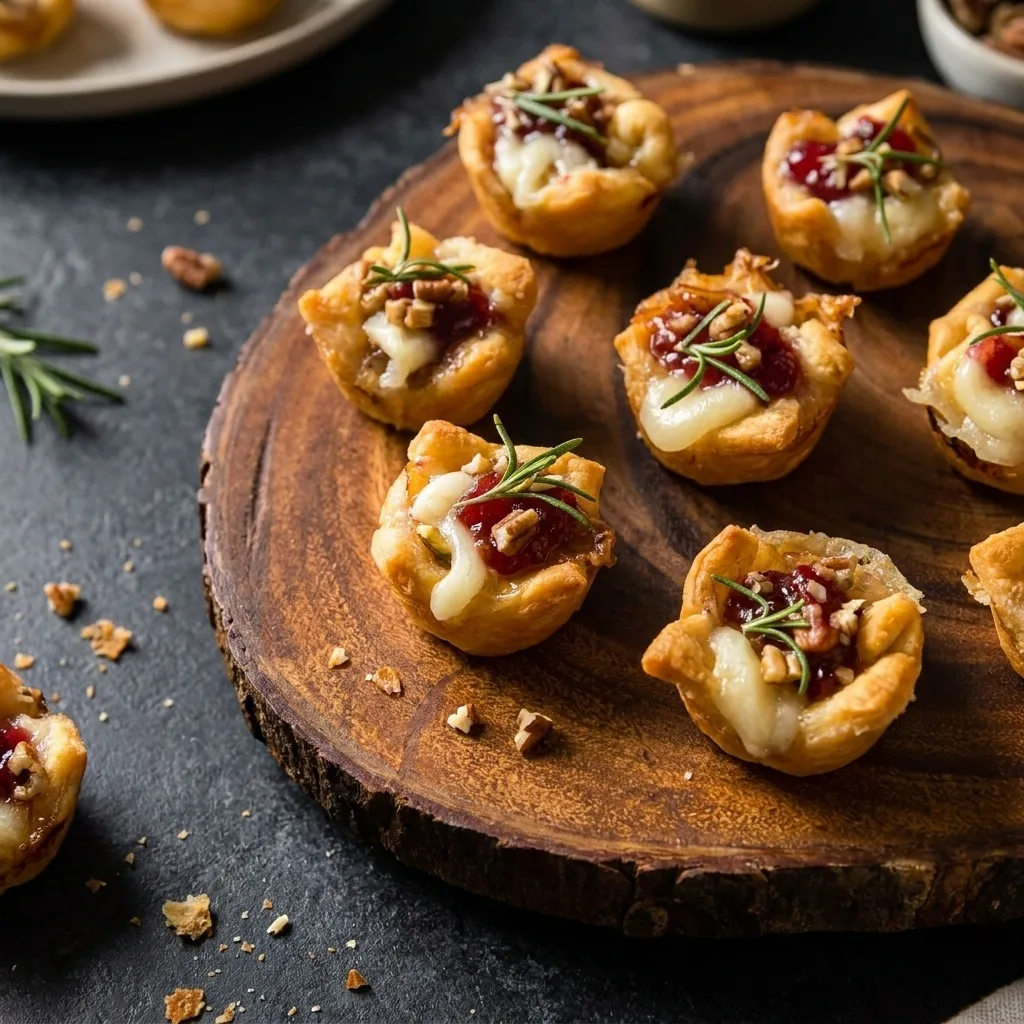 Cranberry Brie Bites