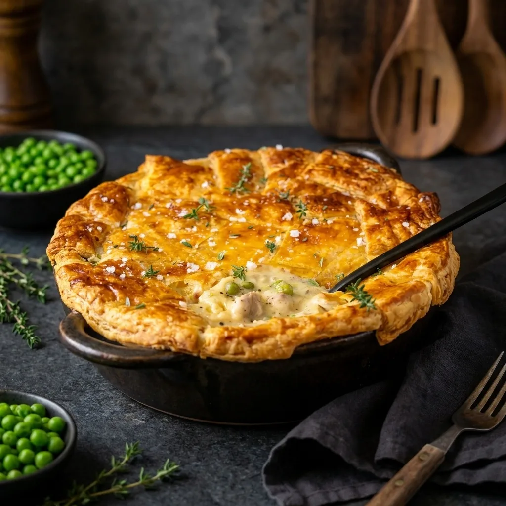 Creamy Chicken and Leek Pot Pie - Comfort Food Delight