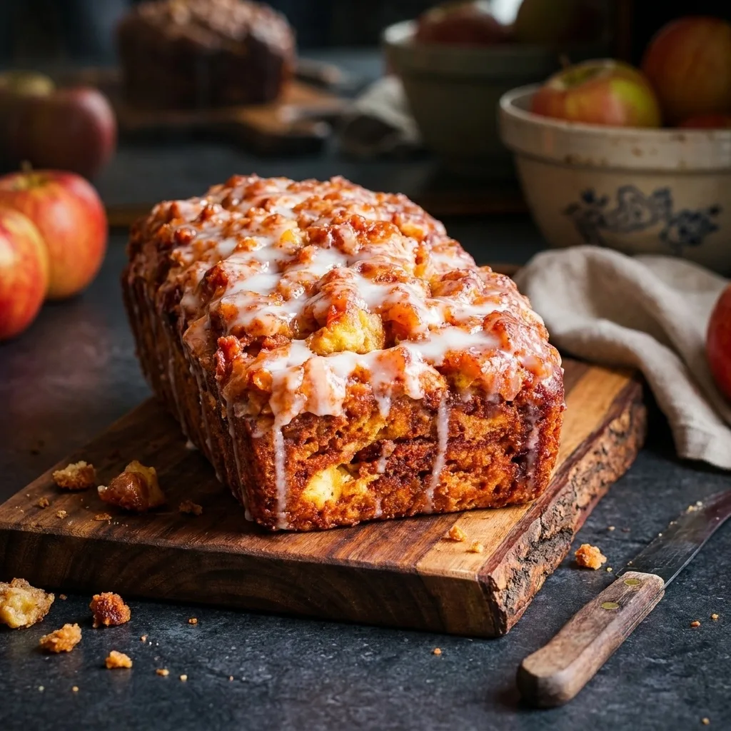 Old-Fashioned Amish Apple Fritter Loaf Recipe