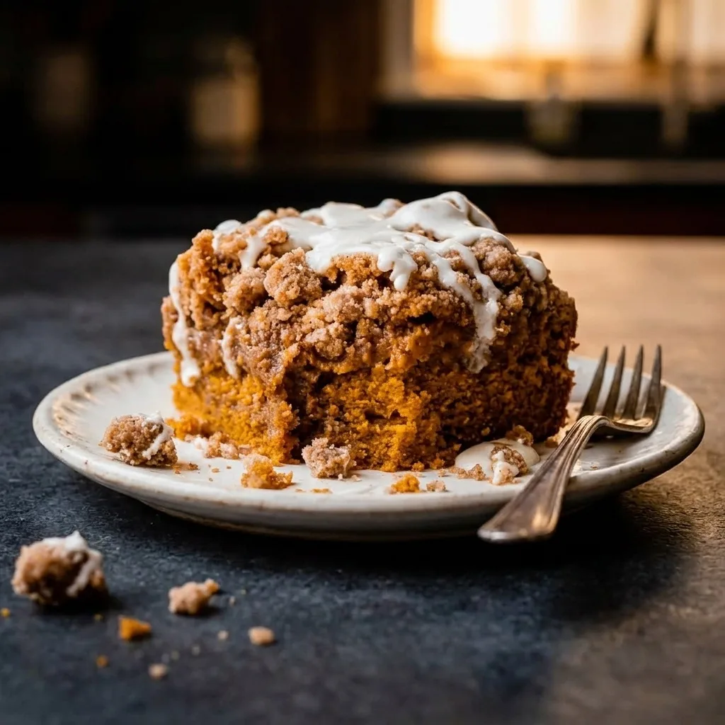 Pumpkin Coffee Cake Recipe - Perfectly Spiced & Moist