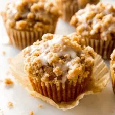 Pumpkin Crumb Cake Muffins - A Fall Delight