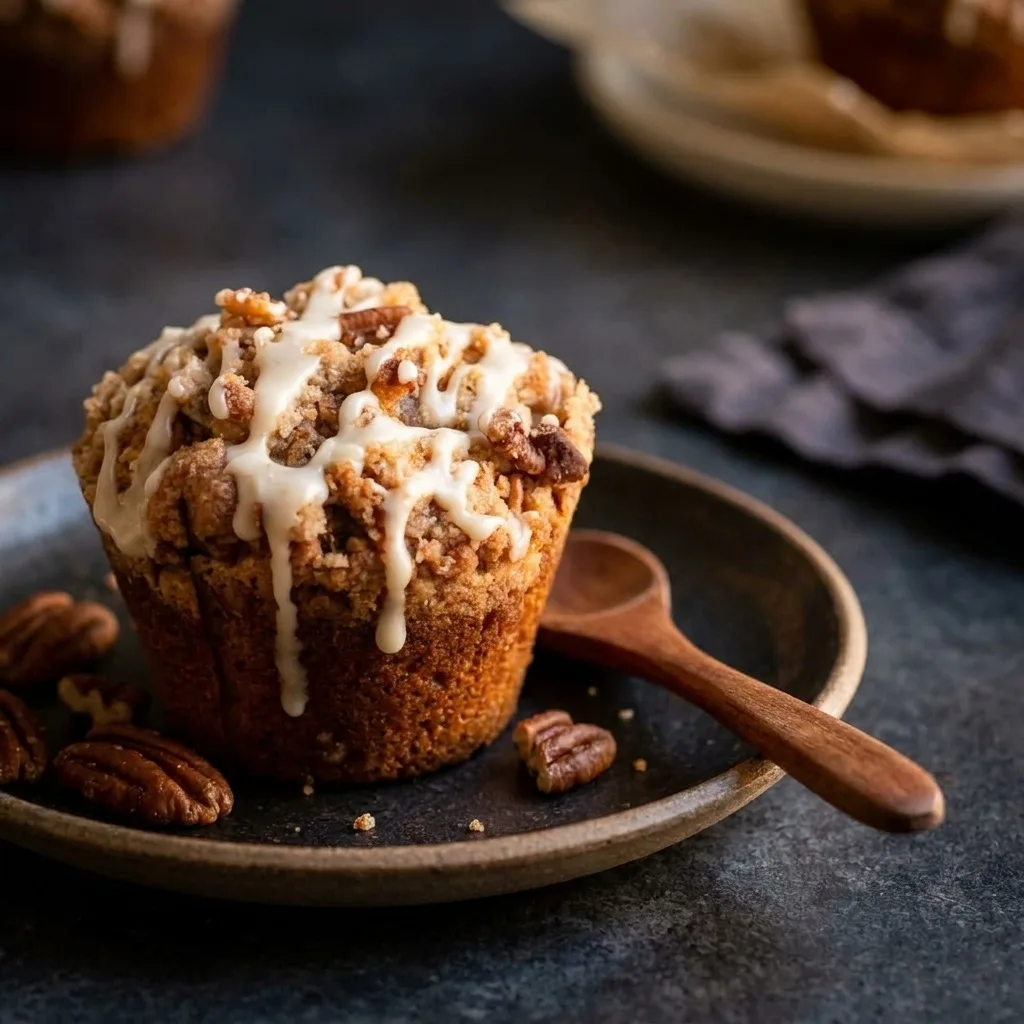 Pumpkin Streusel Muffins with Pecan Topping Rezept Pumpkin Streusel Muffins with Pecan Topping – Einfaches Rezept Schritt für Schritt