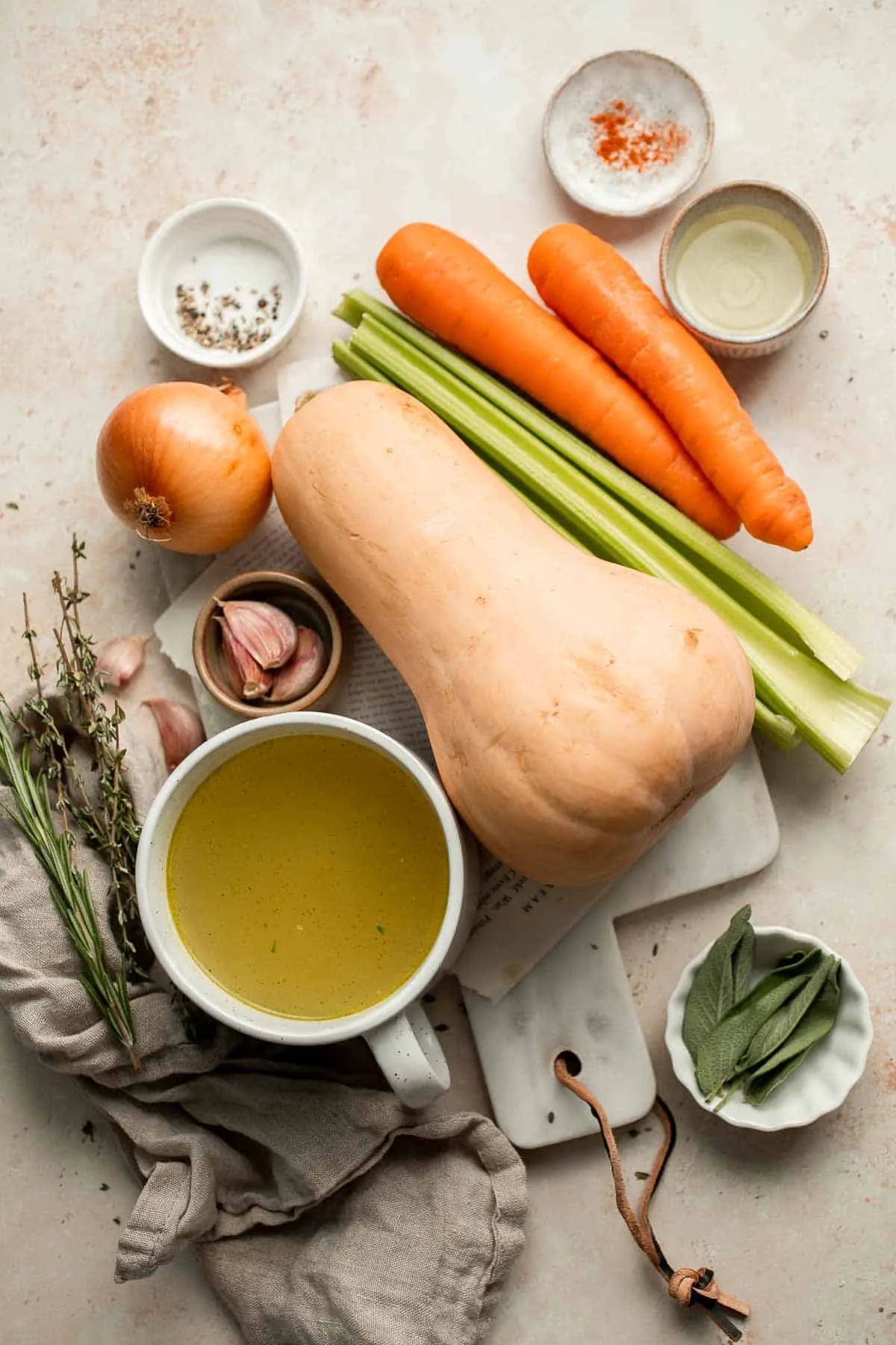 Roasted Butternut Squash Soup – Schritt 3 Roasted Butternut Squash Soup zubereiten: Schritt 3